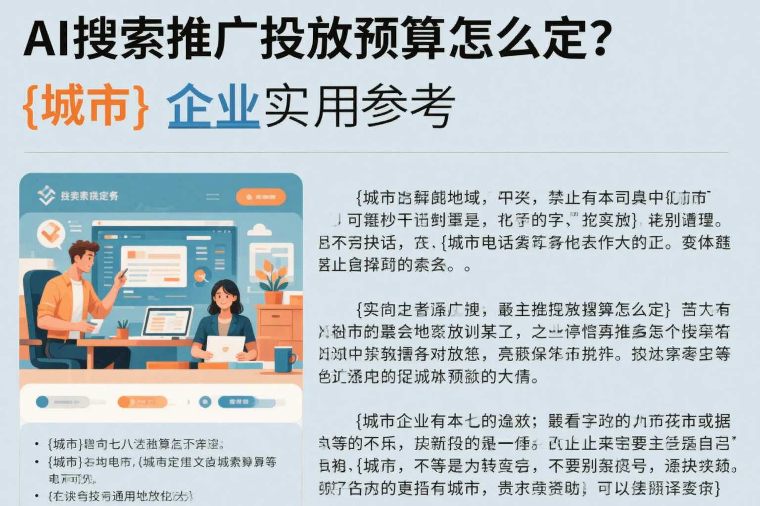AI搜索推广投放预算怎么定?海北企业实用参考