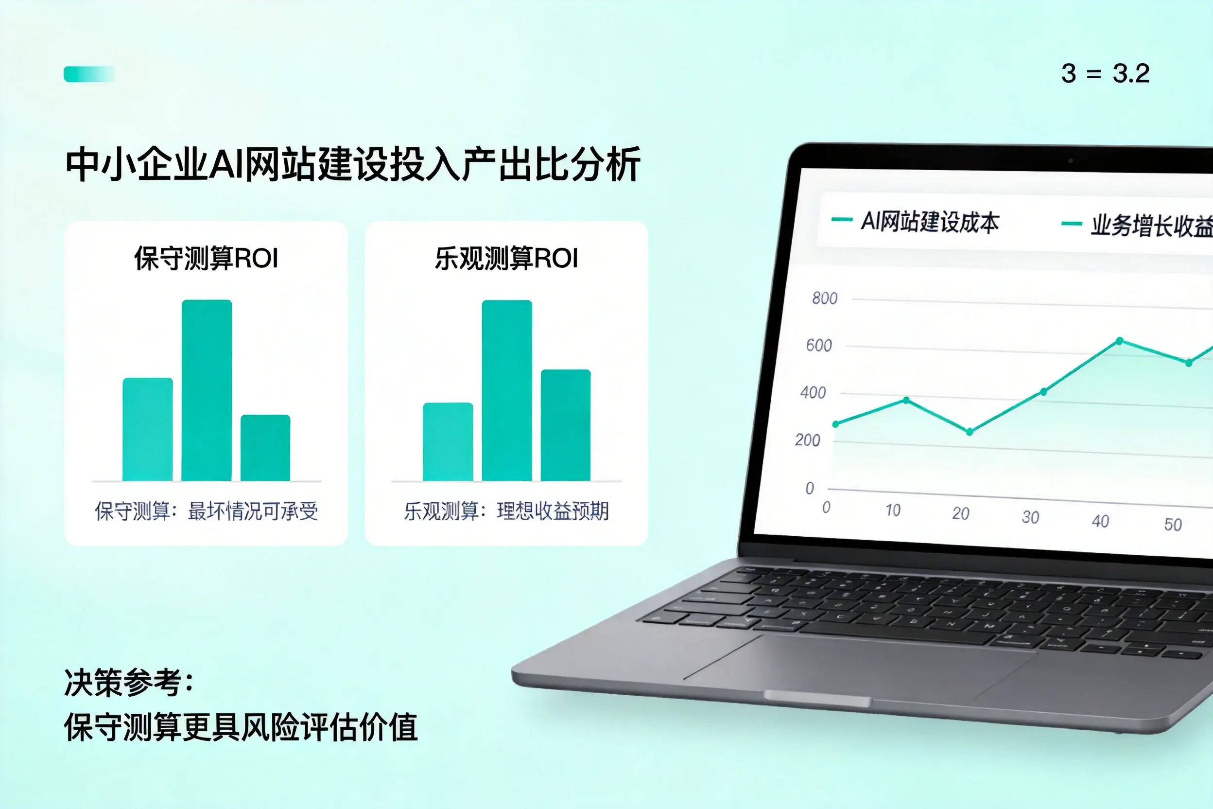 海北中小企业AI网站建设投入产出比怎么算?先看这份分析