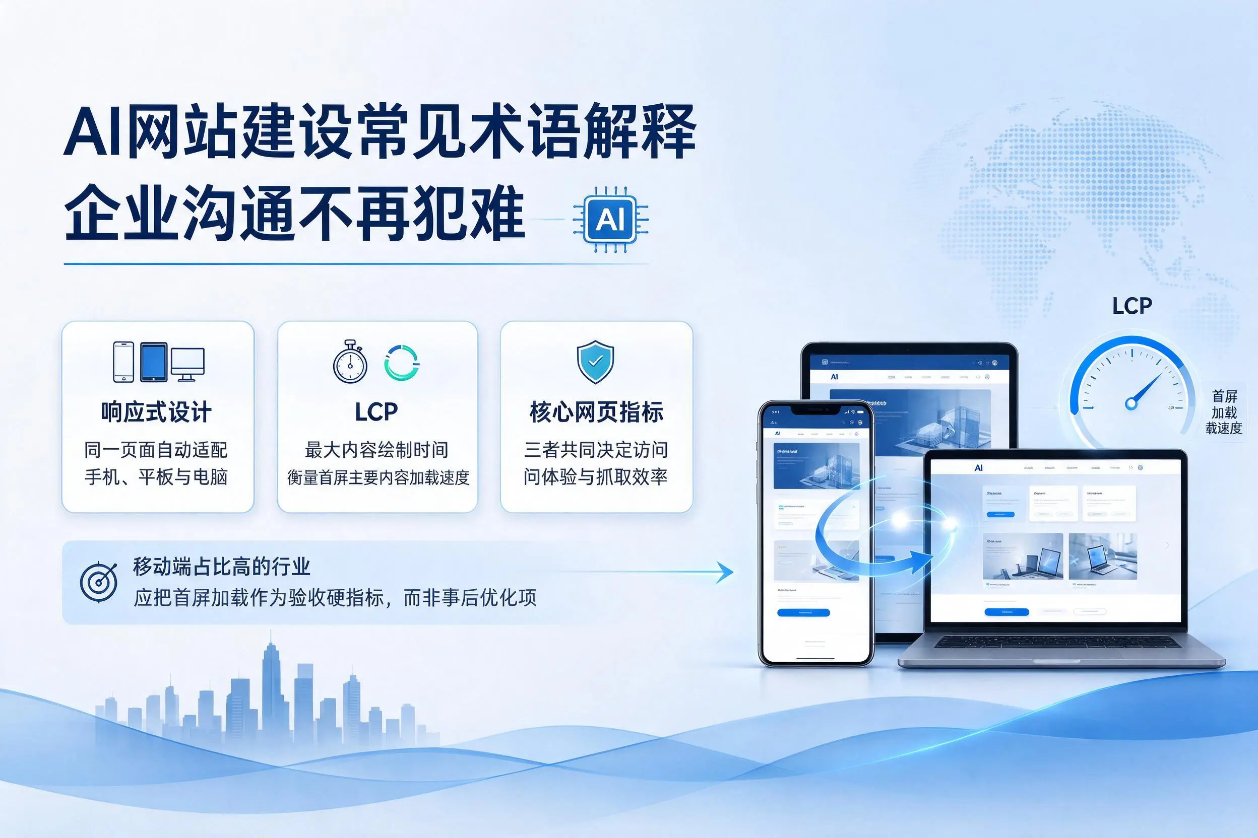 AI网站建设常见术语解释，海北企业沟通不再犯难